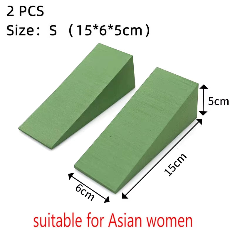 Yoga Wedge Stretch Slant Boards EVA Yoga Wedge Blocks Squat Slant Board Foot Stretch Strength Exercise Pilates Inclined Board