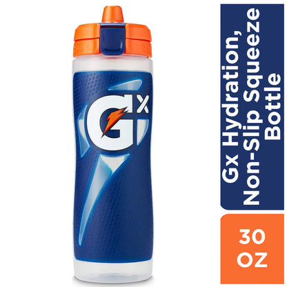 Gx Hydration System, Non-Slip 30Oz Squeeze Bottle - Black